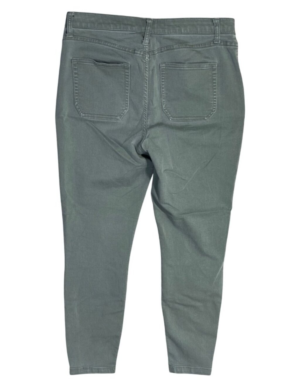 Knox Rose Cargo Pants Green Size 8 Zip Hem Stretch Waist Cotton Blend - Picture 2 of 5